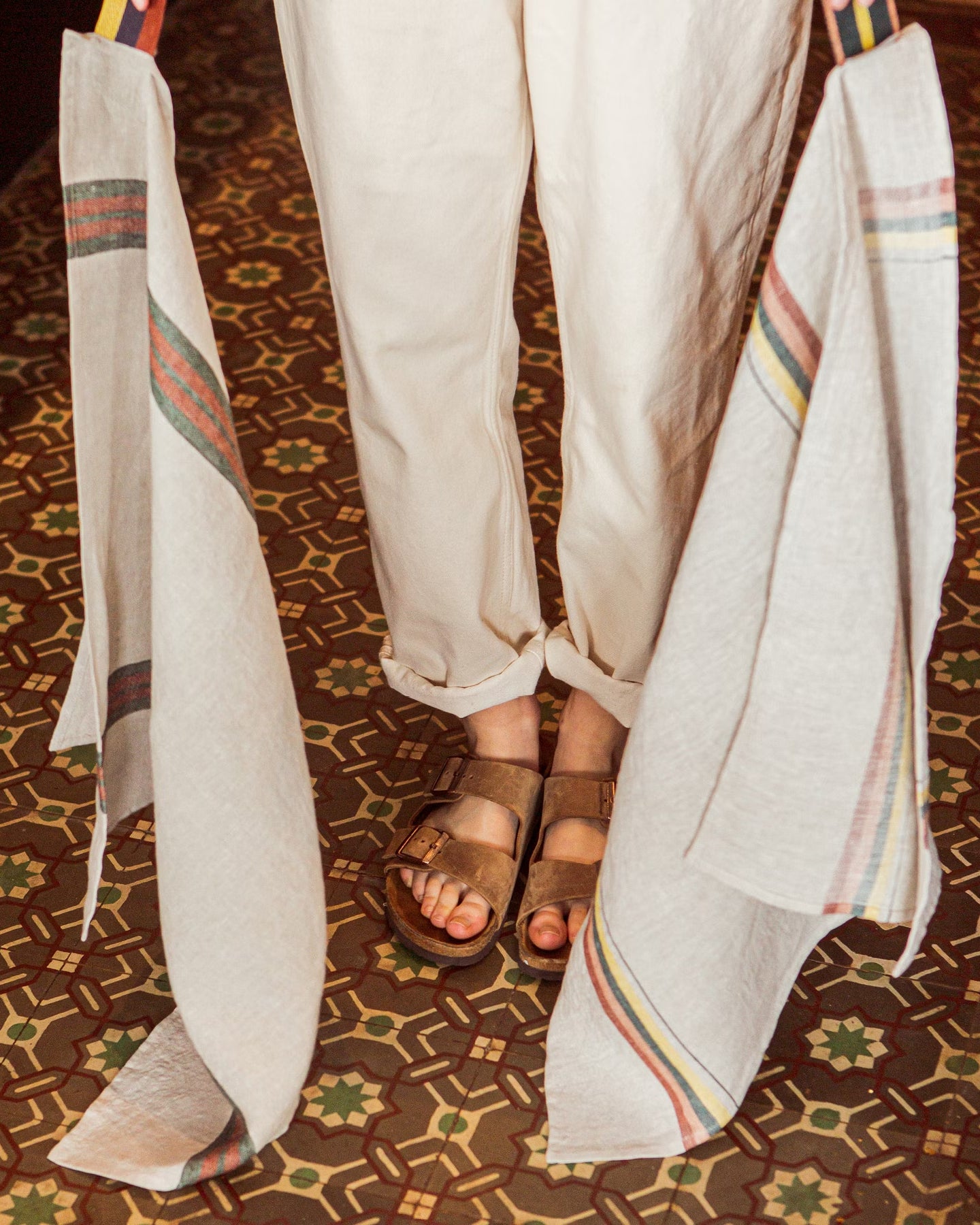 Lucerne Stripe Kjøkkenhåndkle - 70x70cm