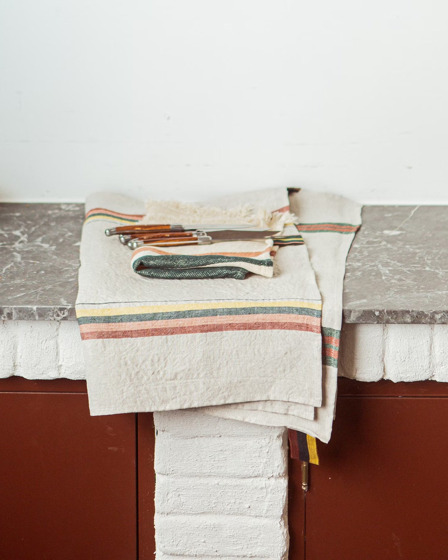 Lucerne Stripe Kjøkkenhåndkle - 70x70cm