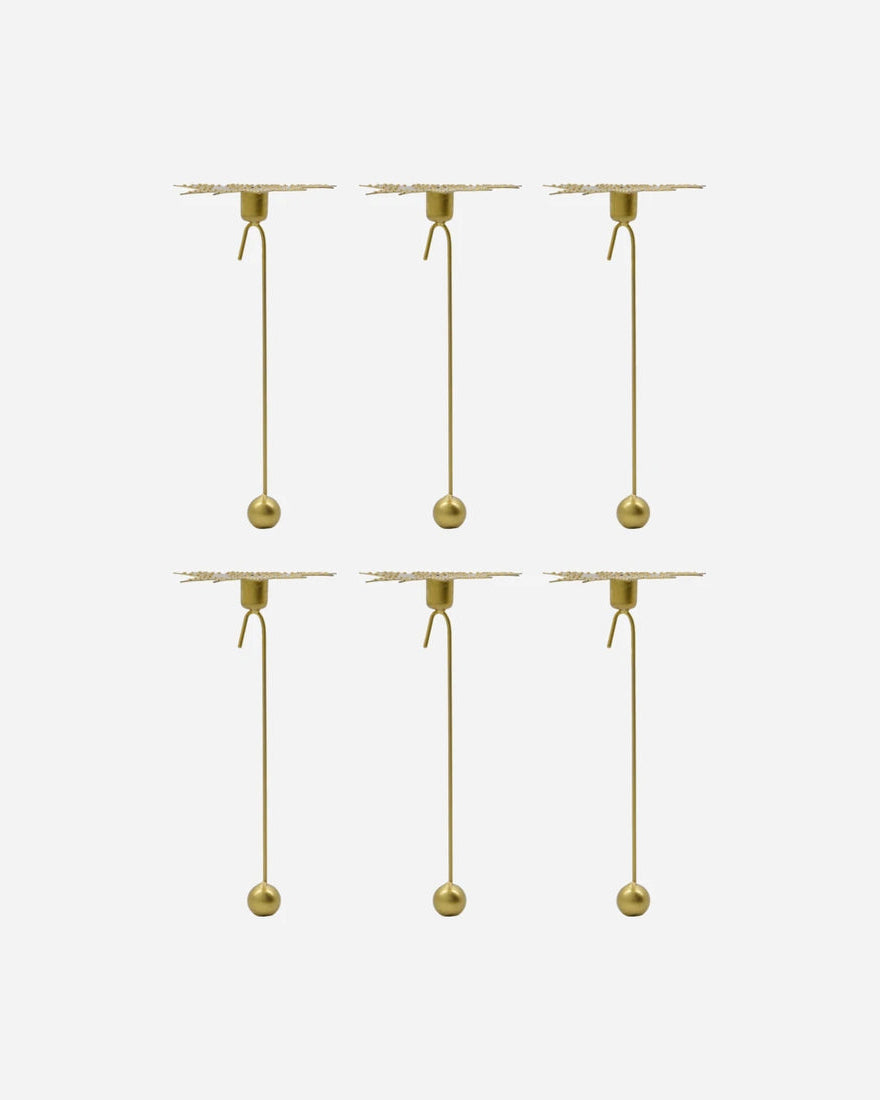Juletrelys Antikk Messing - 4 pakk