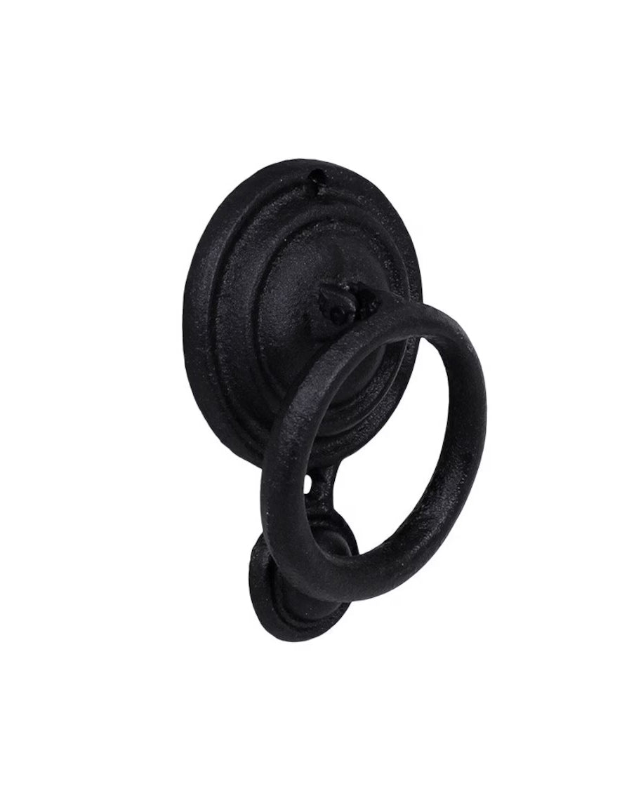 Dørbanker Jern Svart