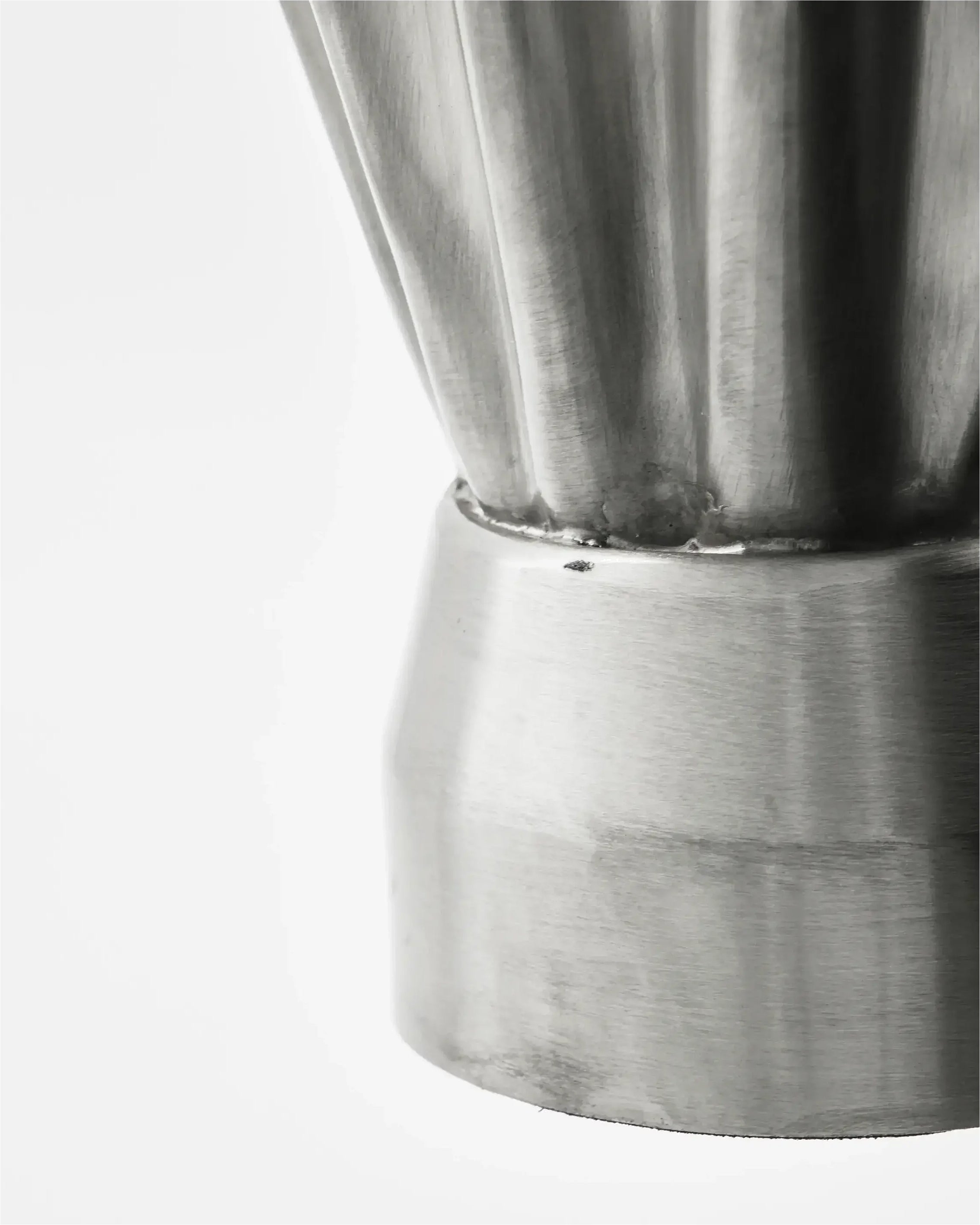 Vase Børstet Sølv - Medium