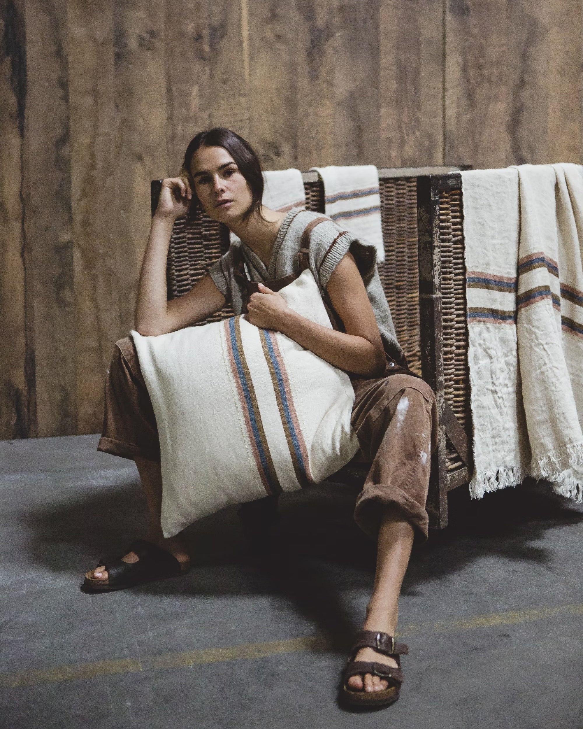 Harlan Stripe Putetrekk - 50x50 cm