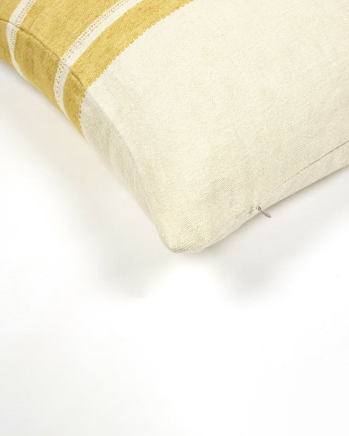 Mustard Stripe Putetrekk - 50x50 cm