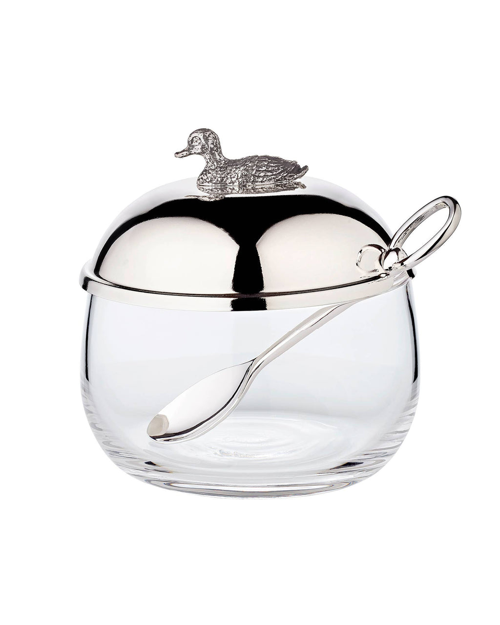 Syltetøyglass And - Sølvbelagt