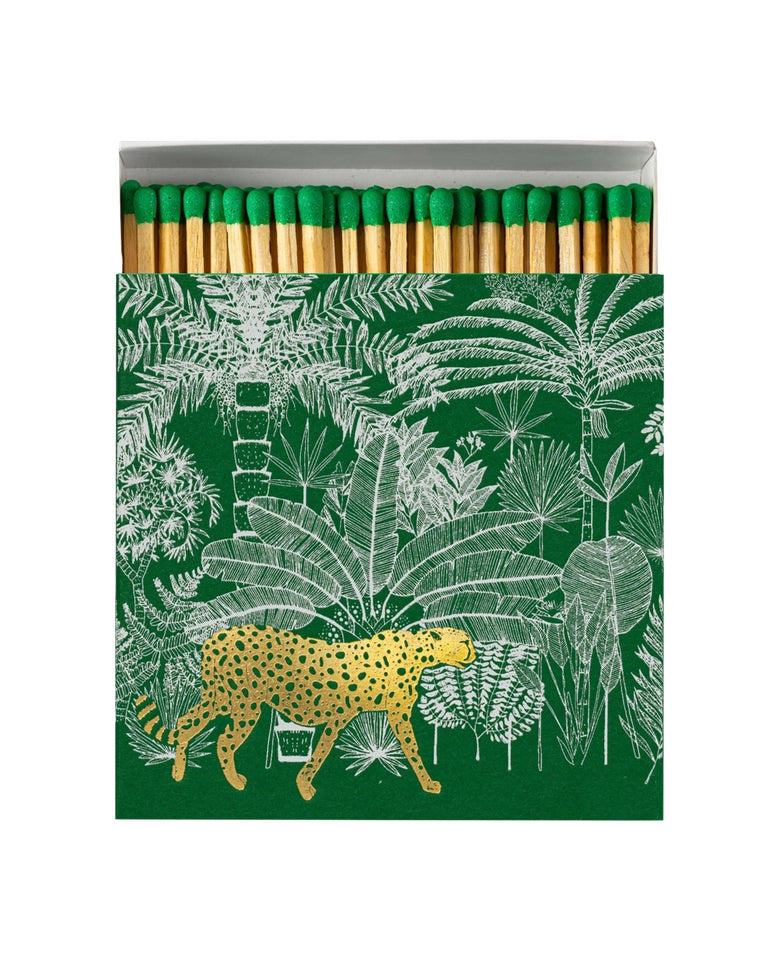 Green Cheetah In The Jungle  - Fyrstikker