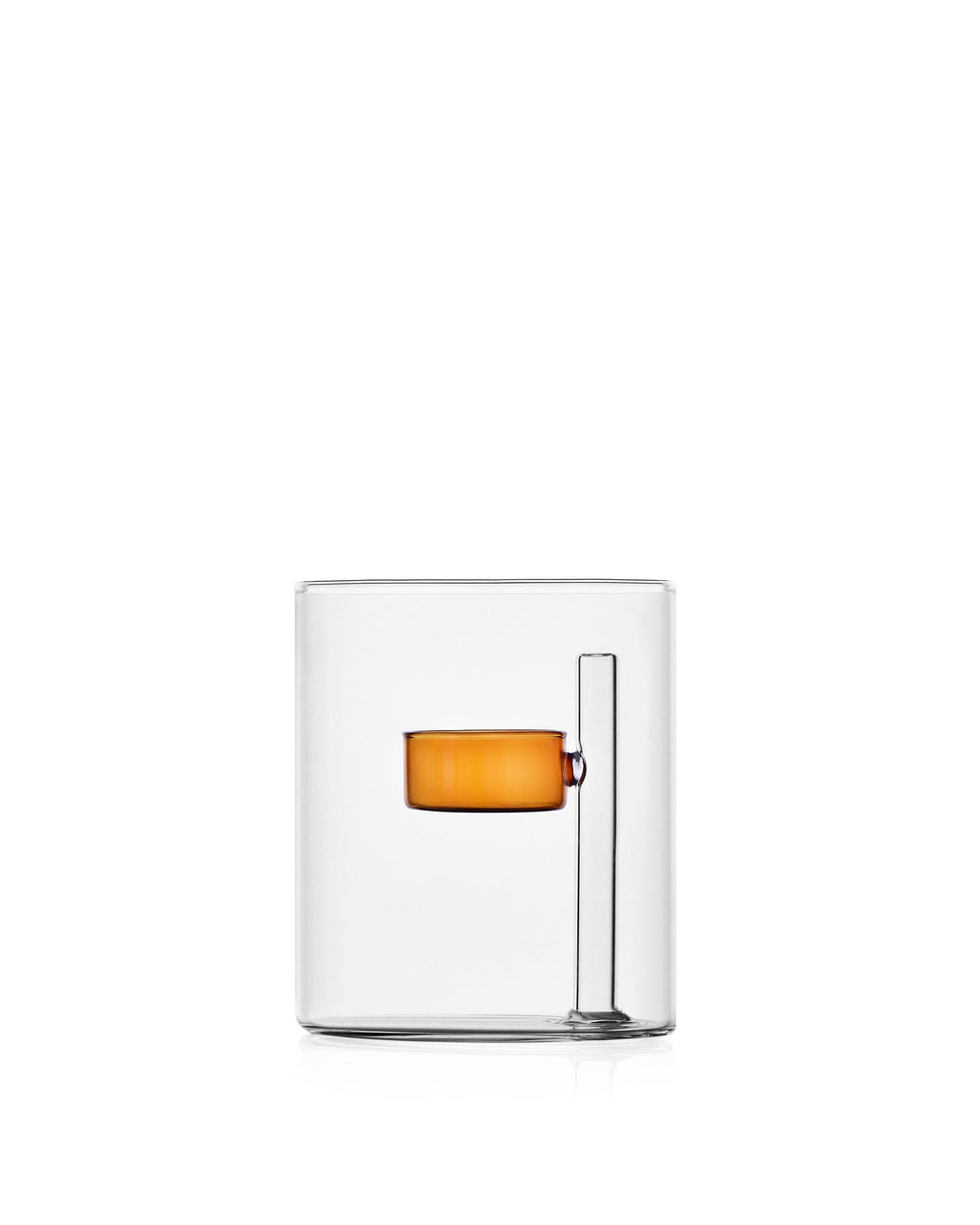 Iris - Tealight 1 Candleholder Amber