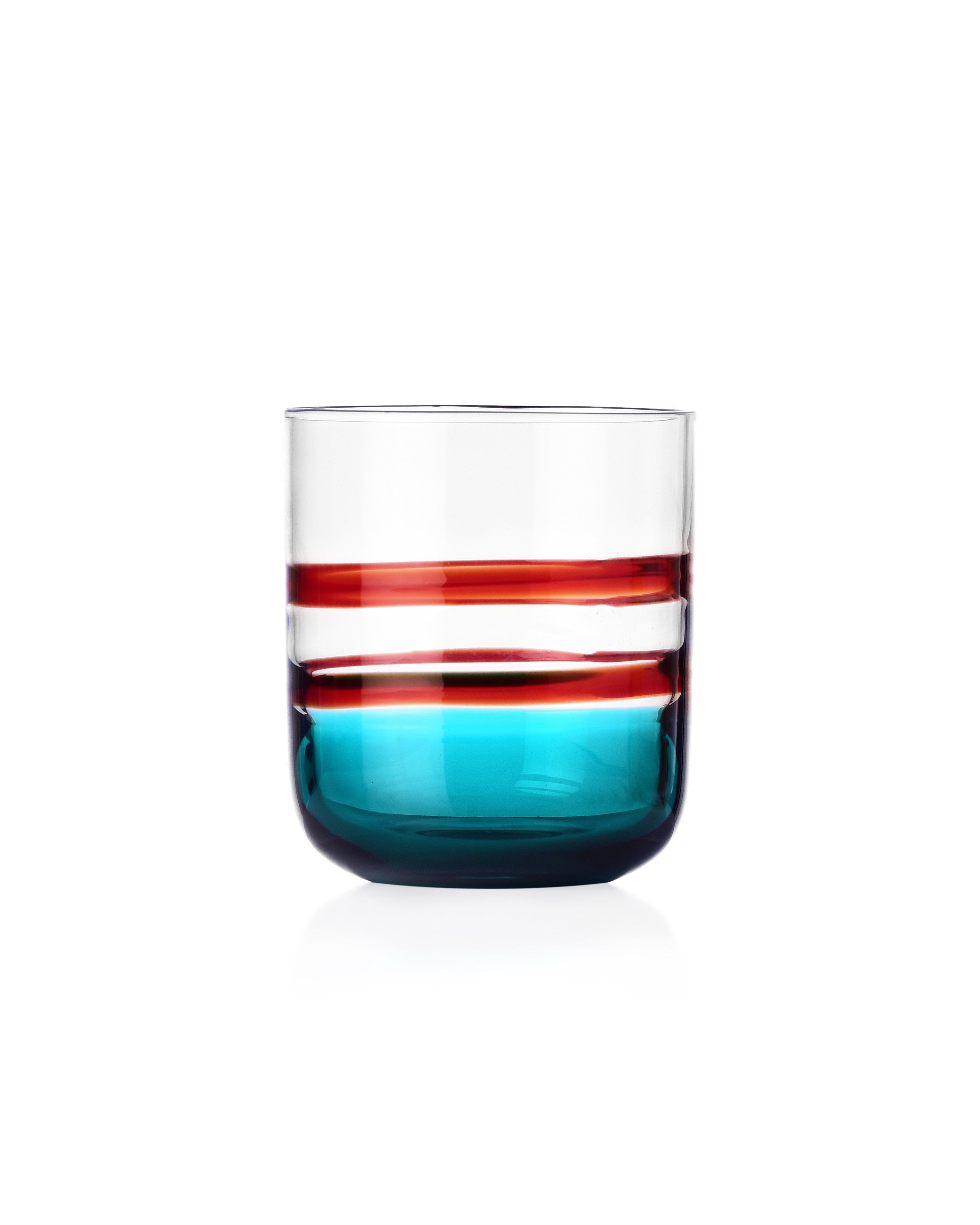 Gesti Glass - Bordeaux Light Turquoise
