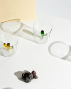 Desert Plants Glass - Cactus Green Amber