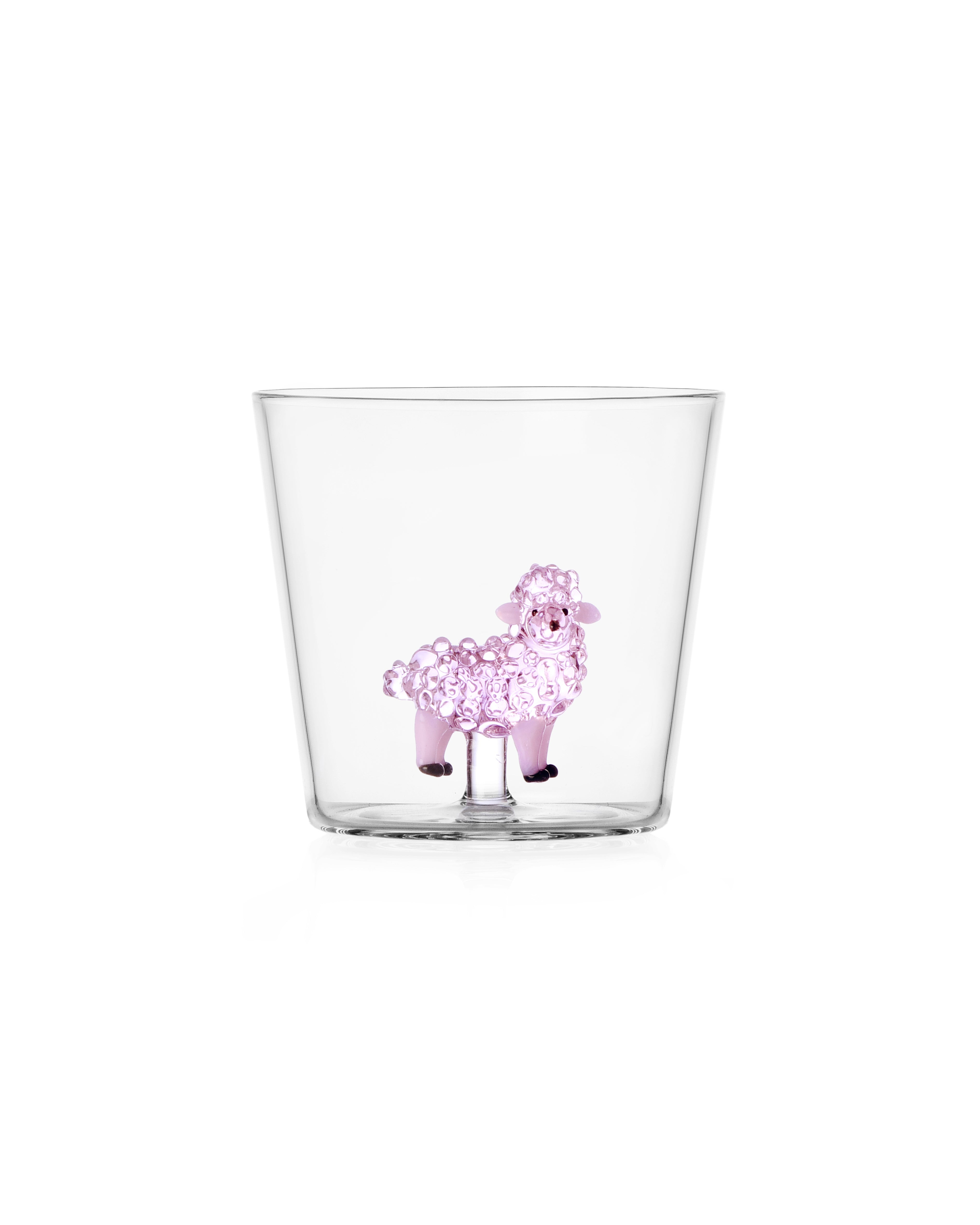 Animal Farm Glass - Pink Sheep