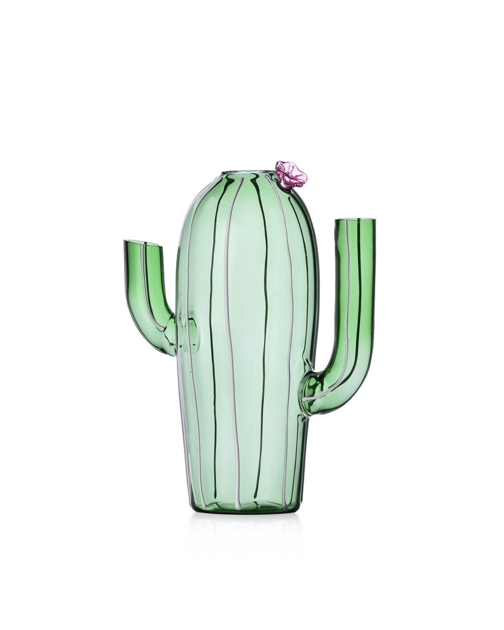 Desert Plants Mugge - Green Cactus Pink Flower