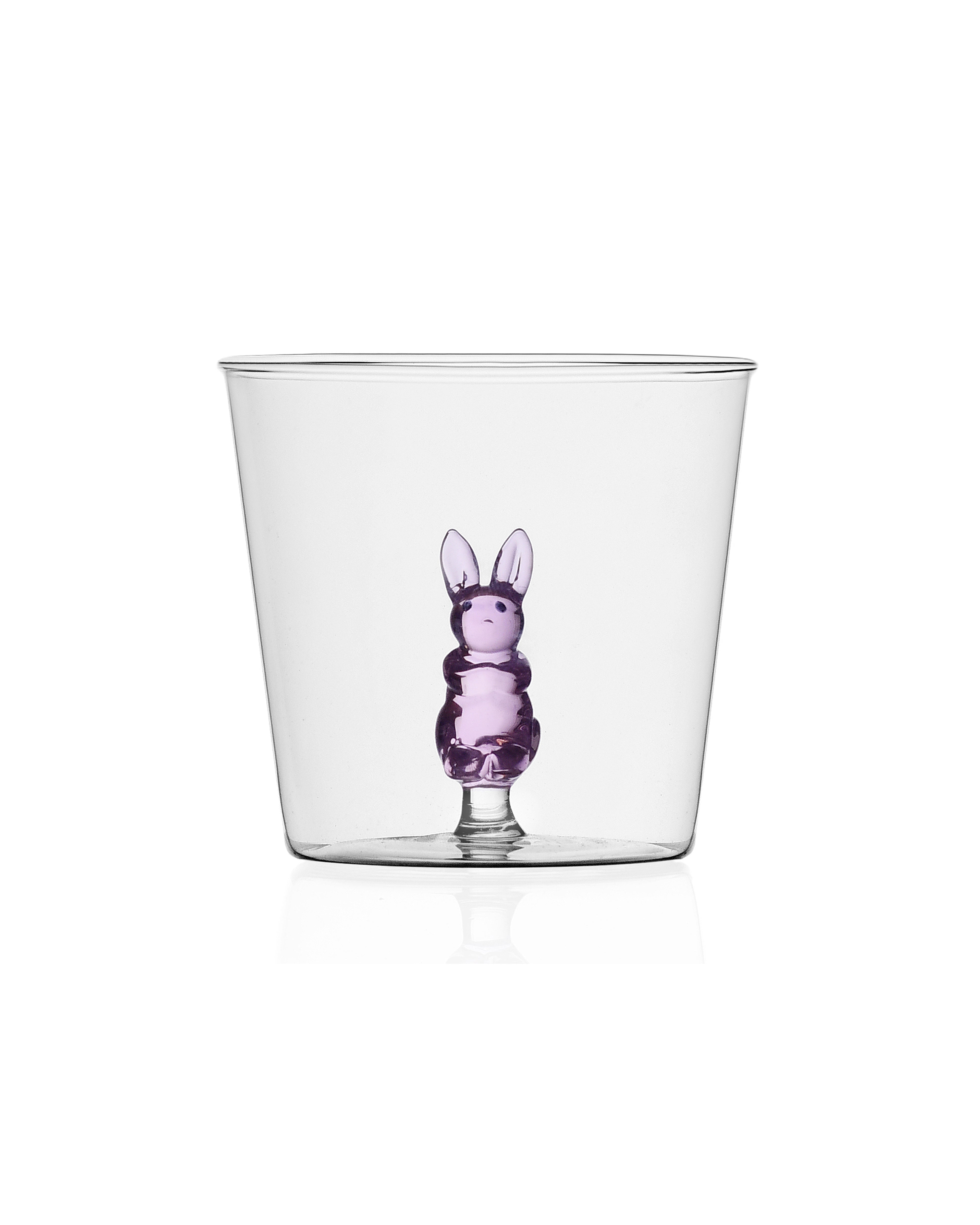 Animal Farm Glass - Pink Rabbit