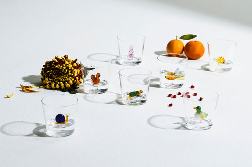 Animal Farm Glass - Pink Rabbit