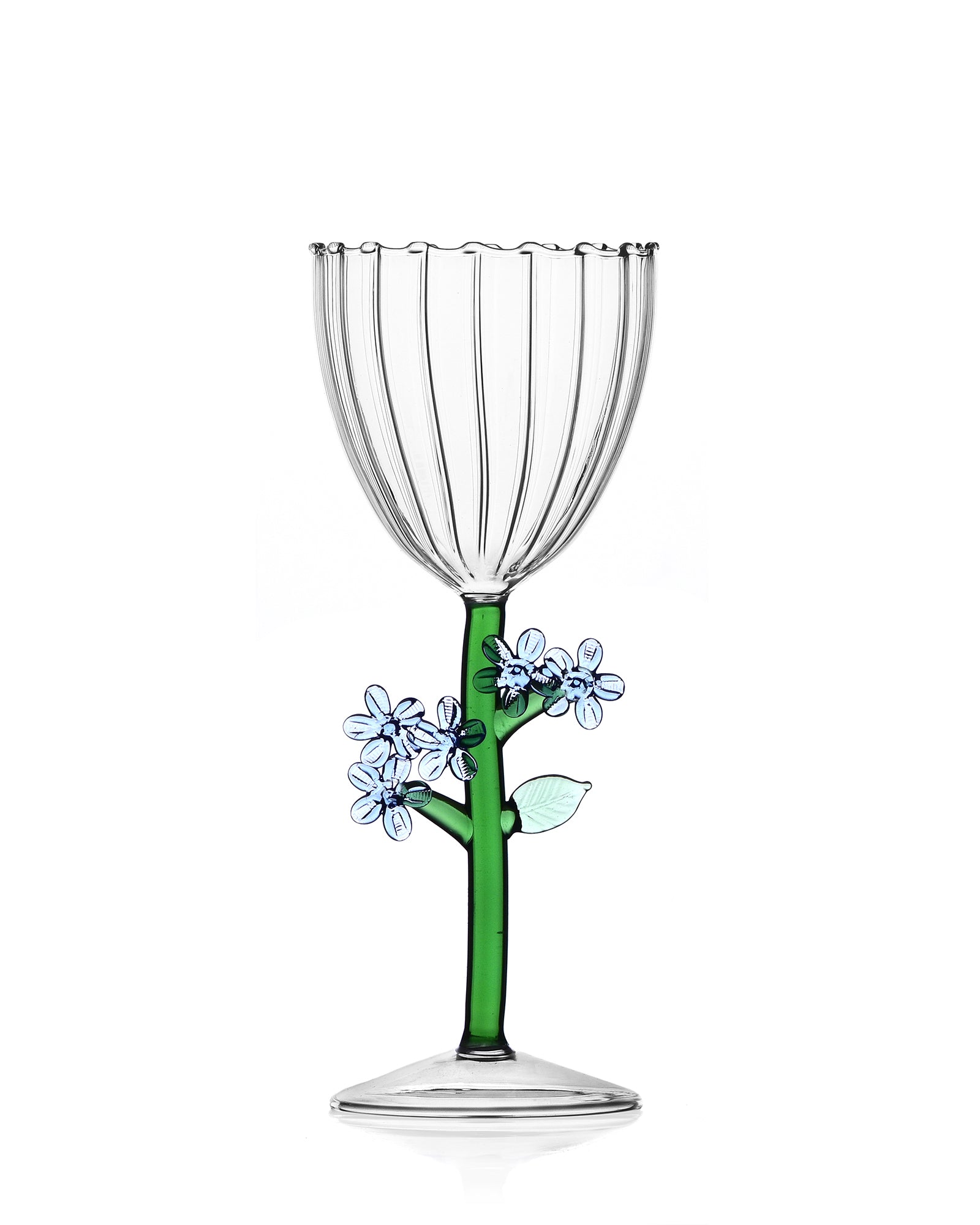 Botanica Vinglass - Optical Light Blue Flower
