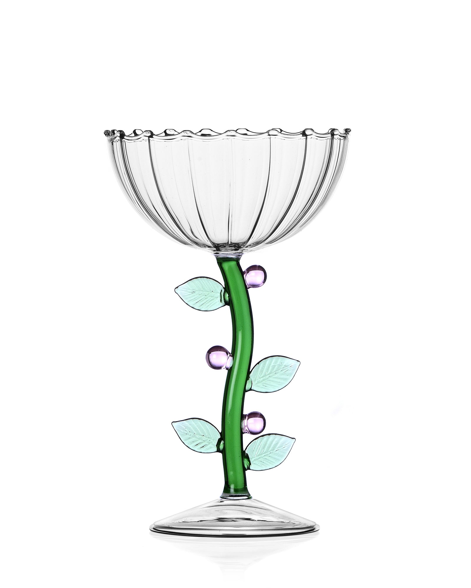 Botanica Champagneglass - Optical Pink Flower