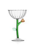 Botanica Champagneglass - Optical Amber Flower