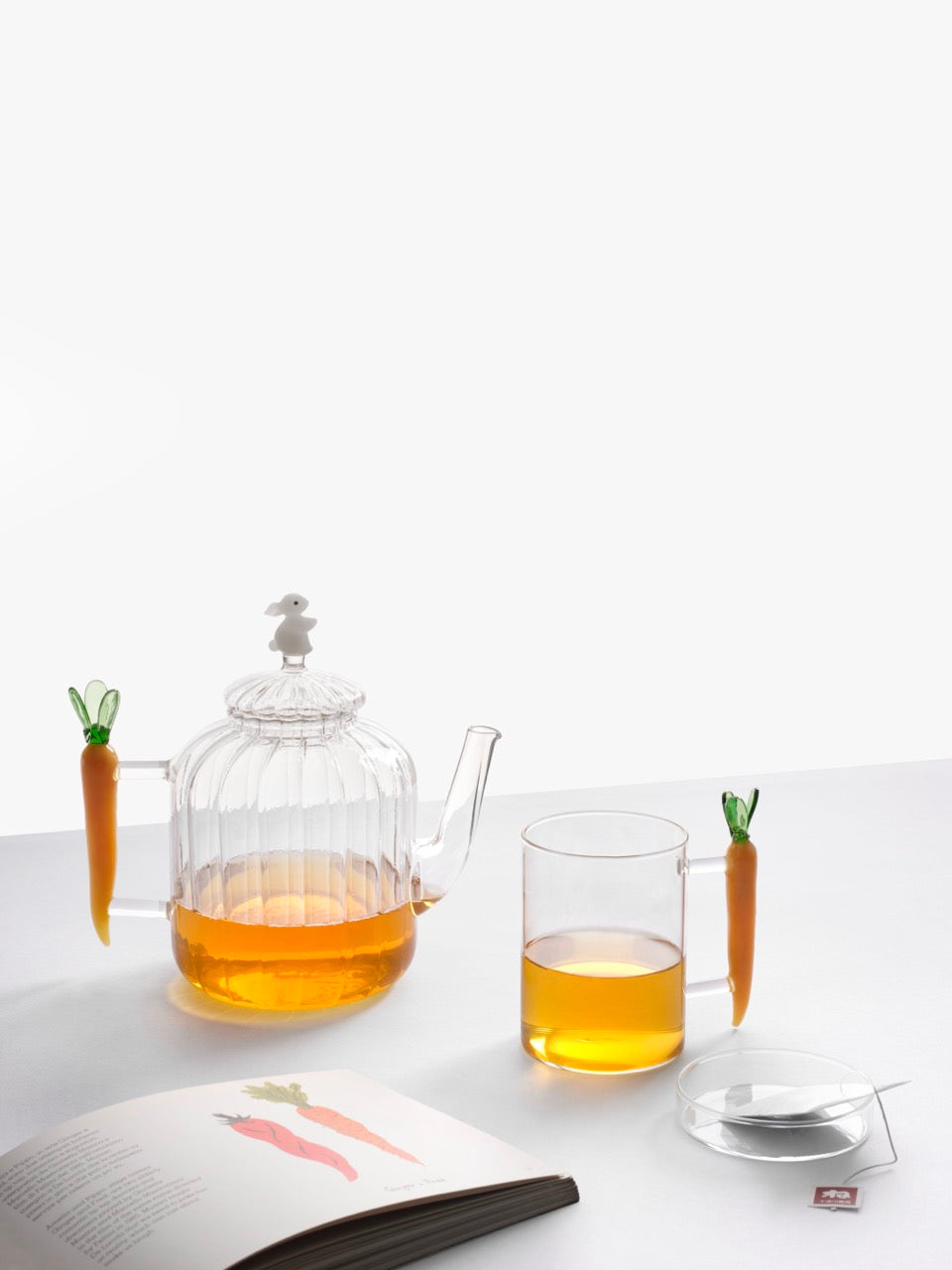 Vegetables - Teapot Carrot And White Rabit