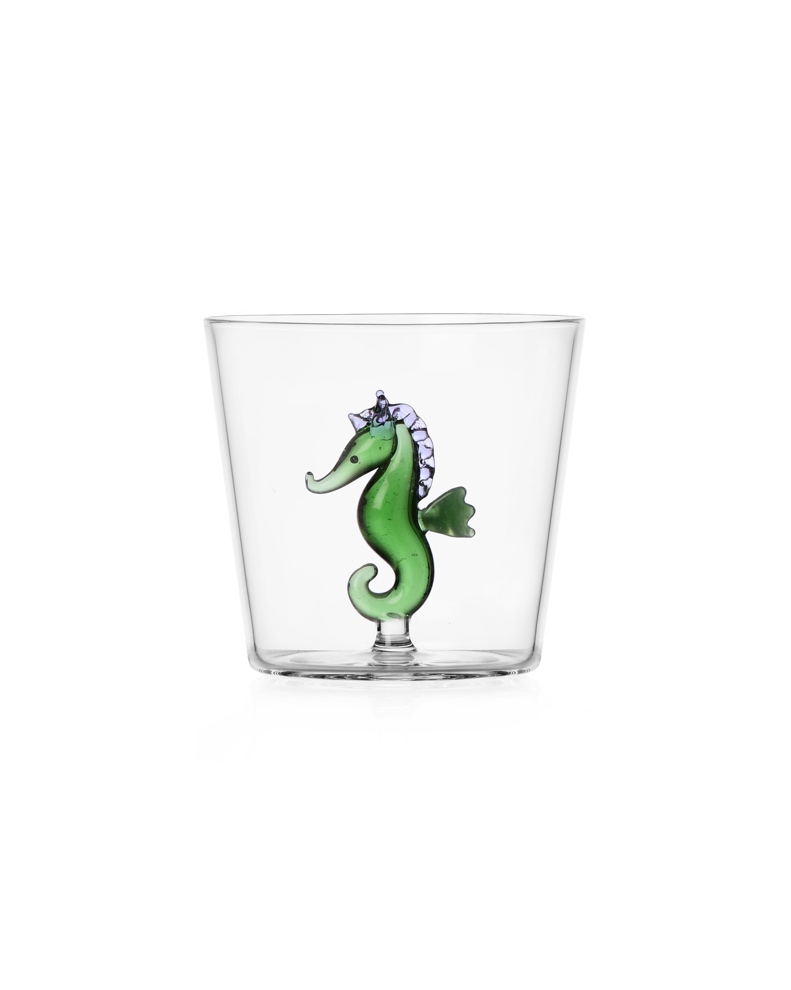 Marine Garden Glass - Seahorse Green