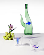 Marine Garden Glass - Seahorse Blue