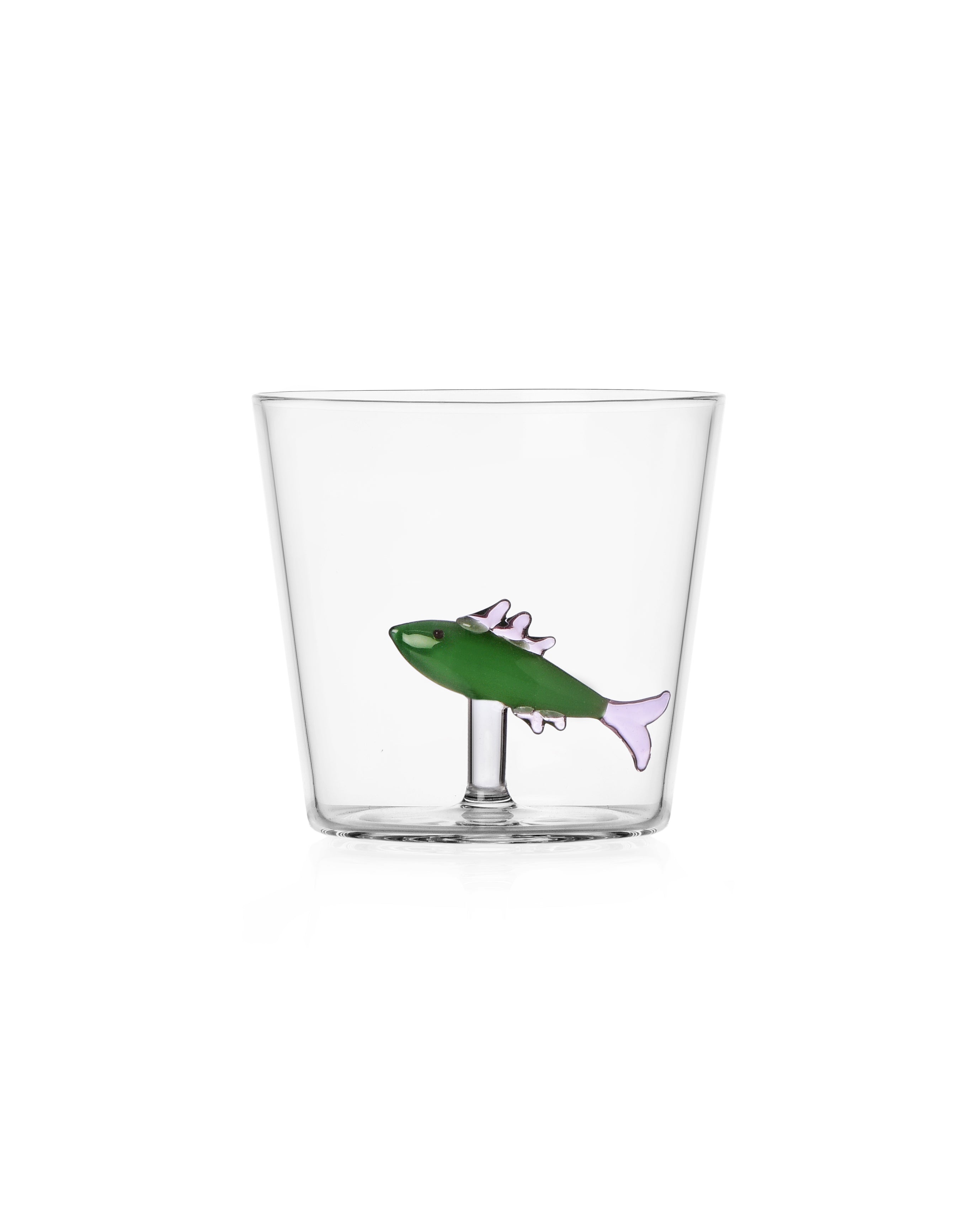 Marine Garden Glass - Sardine green