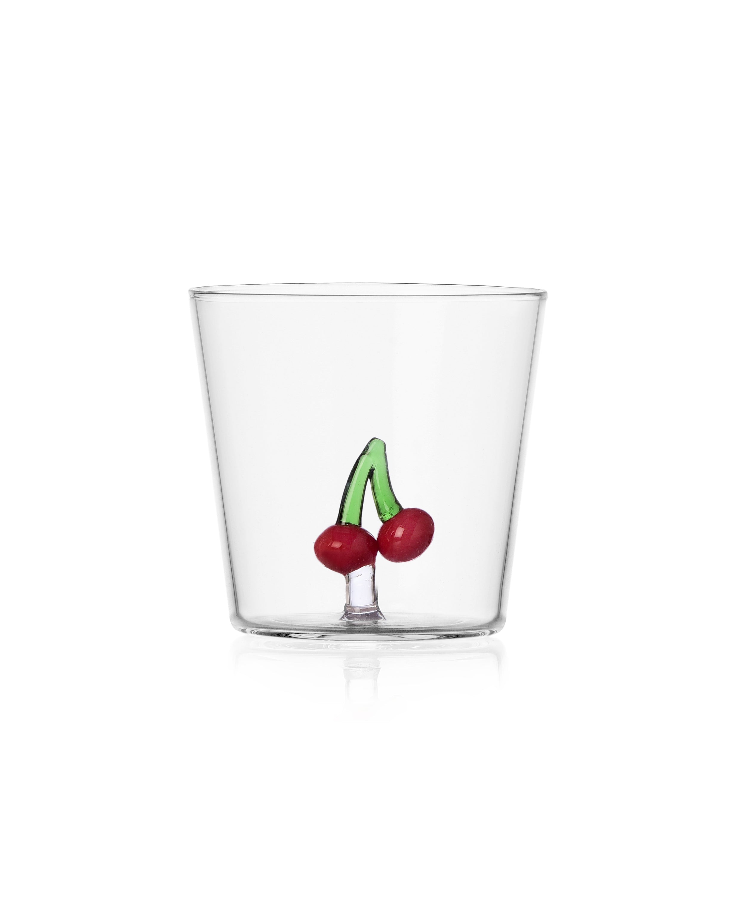 Fruits & Flowers Glass - Cherries