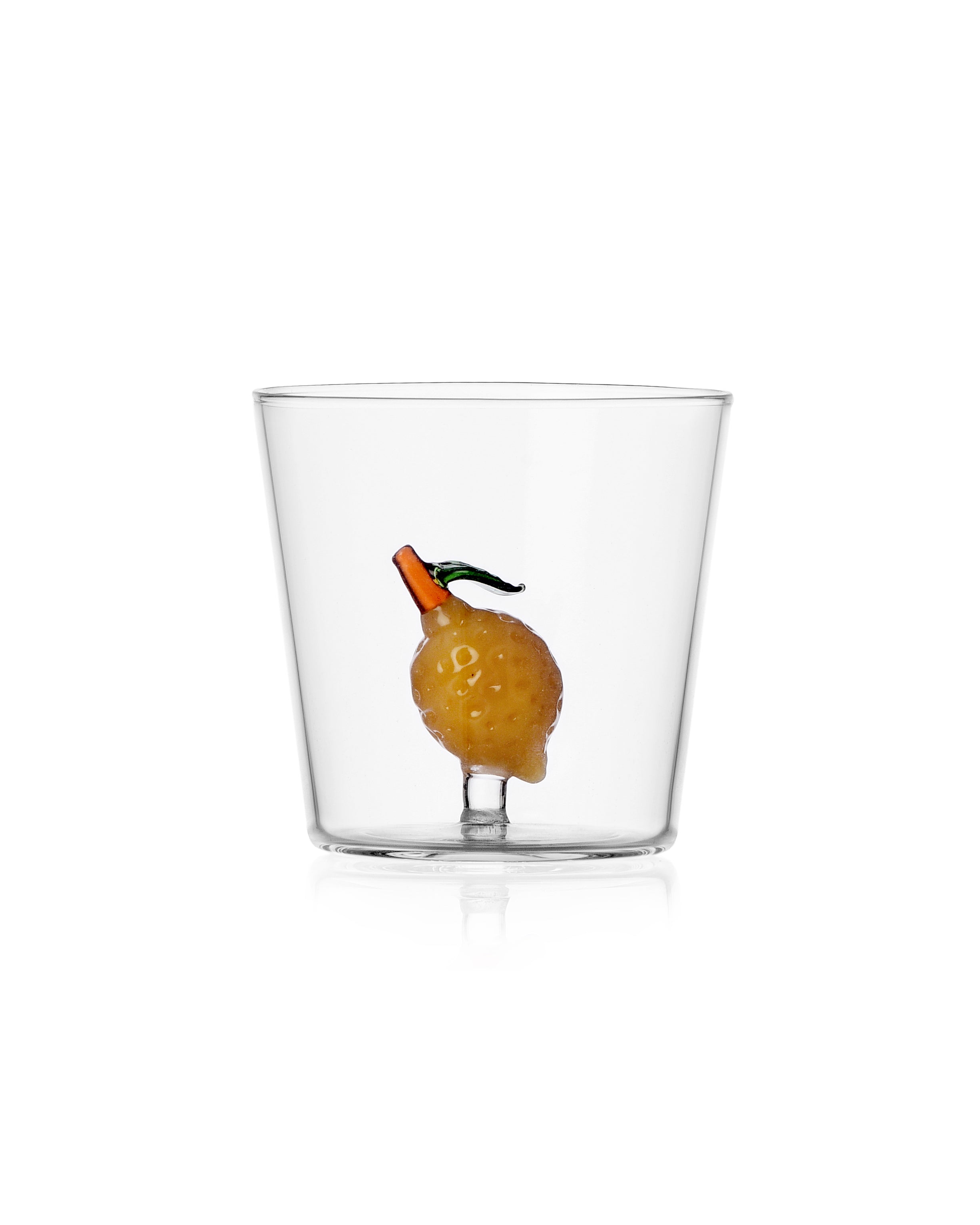Fruits & Flowers Glass - Lemon