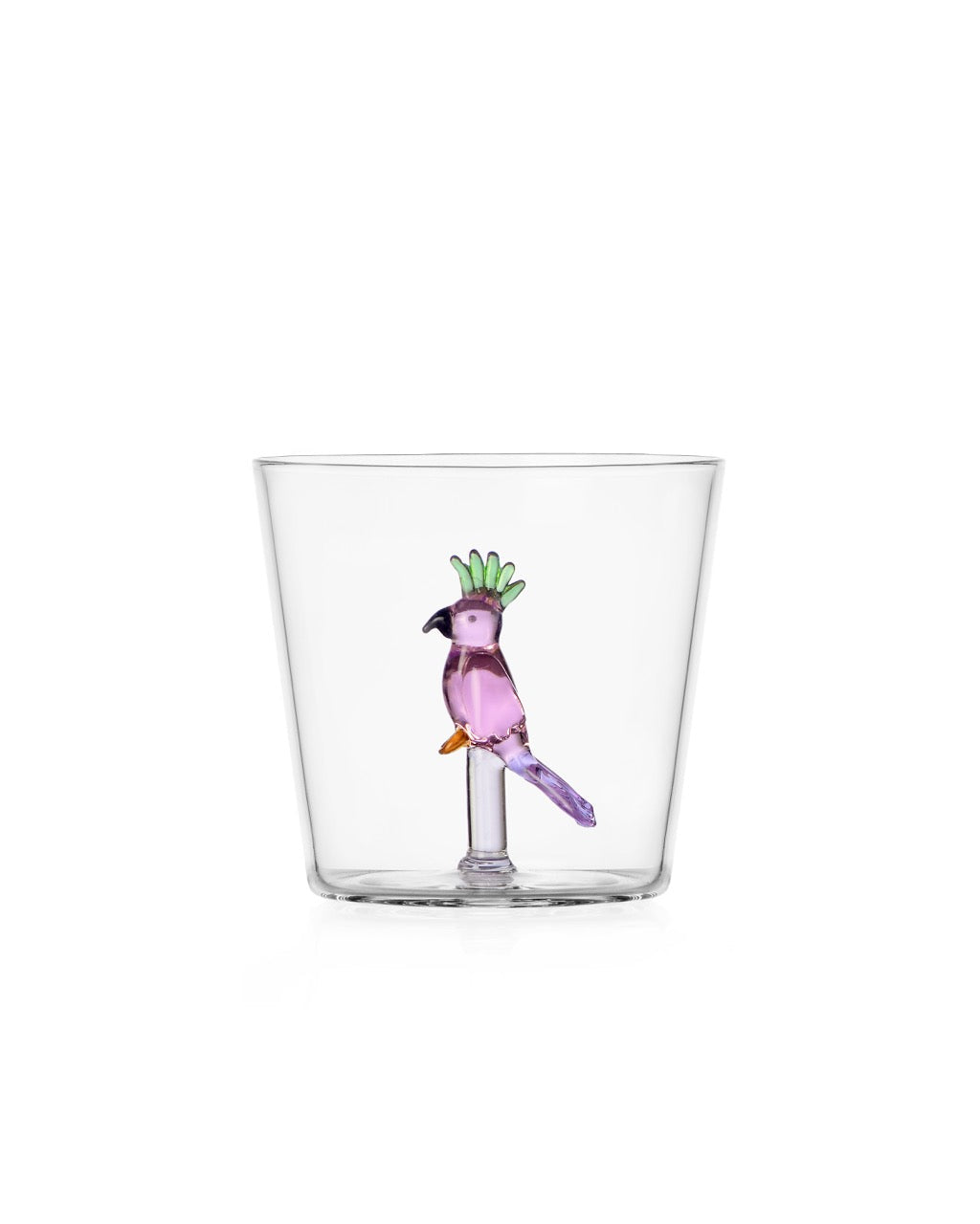 Talking Trees Glass - Pink Cockatoo