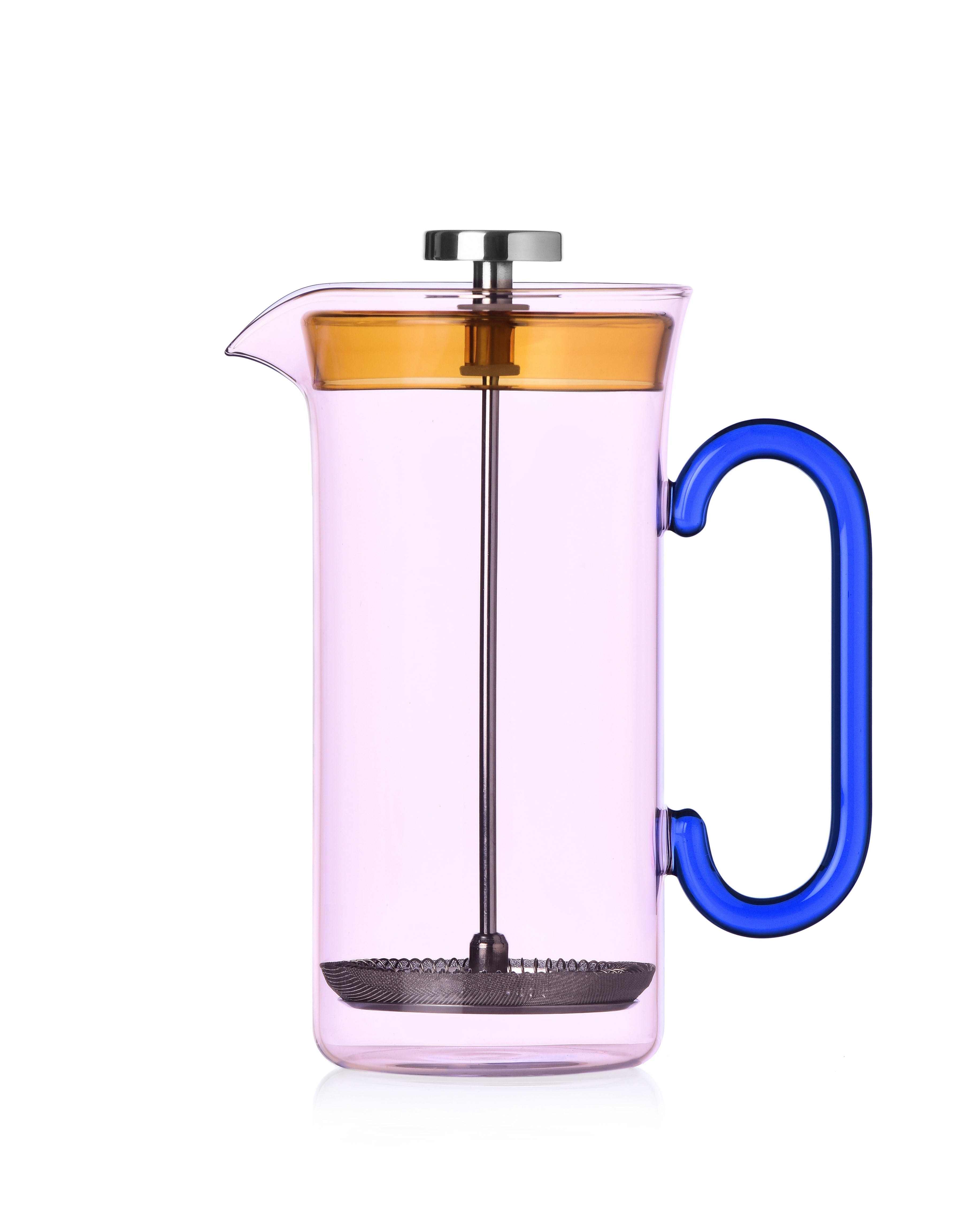 Clarinette Presskanne Stor - Yellow Pink Blue