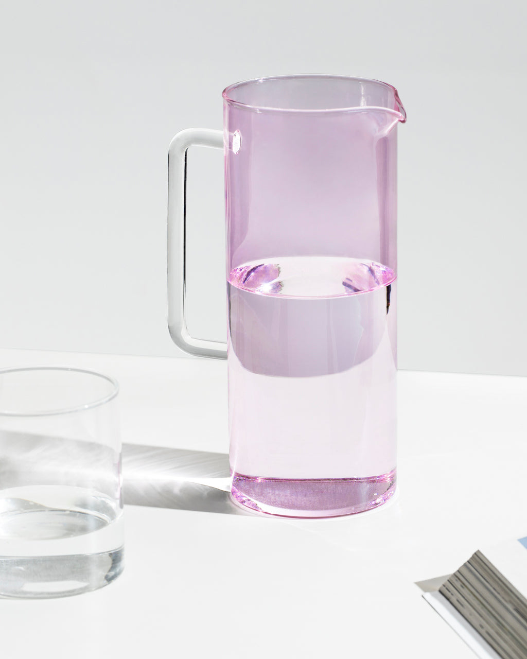 Tube Mugge - Pink Jug Clear Handle