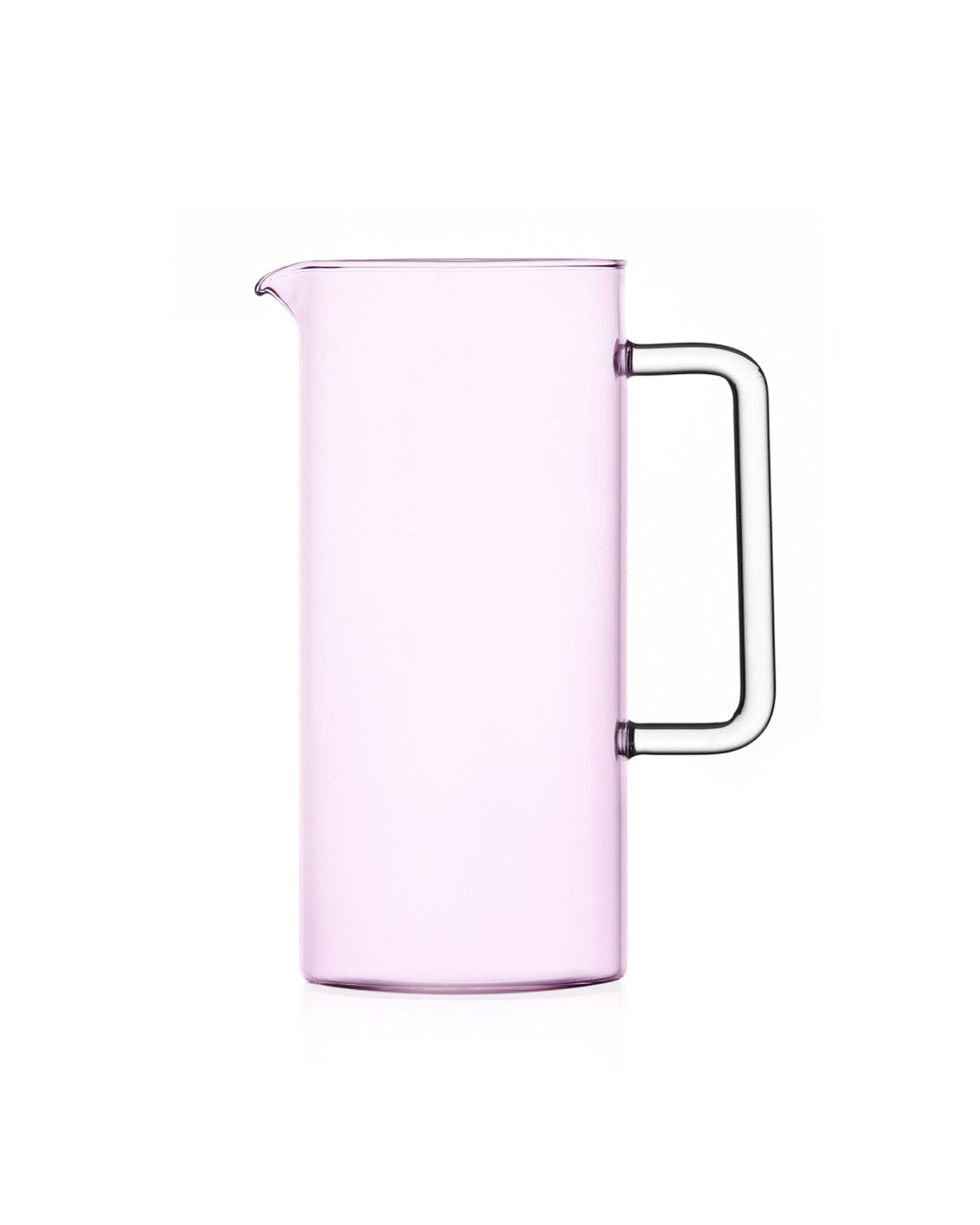 Tube Mugge - Pink Jug Clear Handle