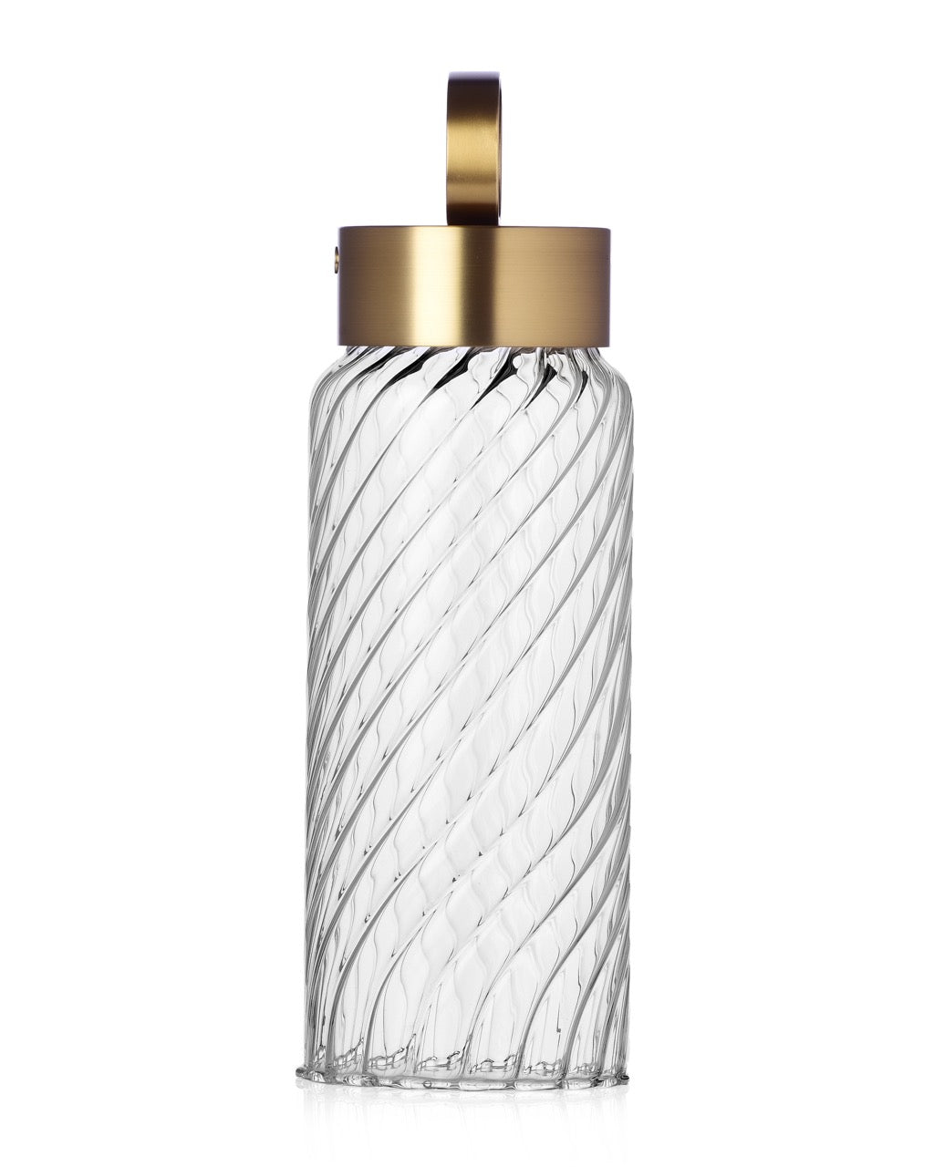 Andon Bordlampe - Twisted Glass