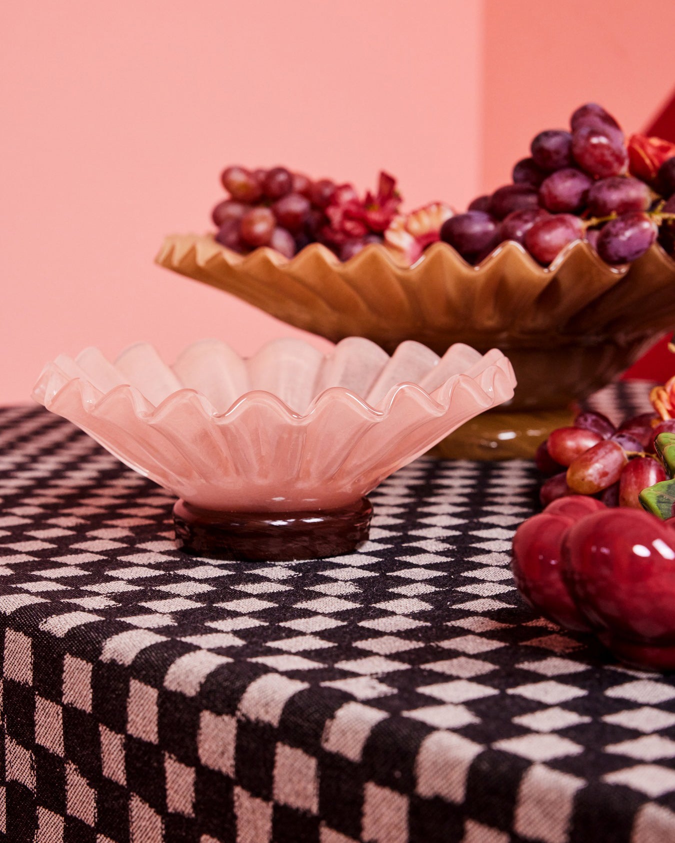 Skål Lori M - Rosa/Brun