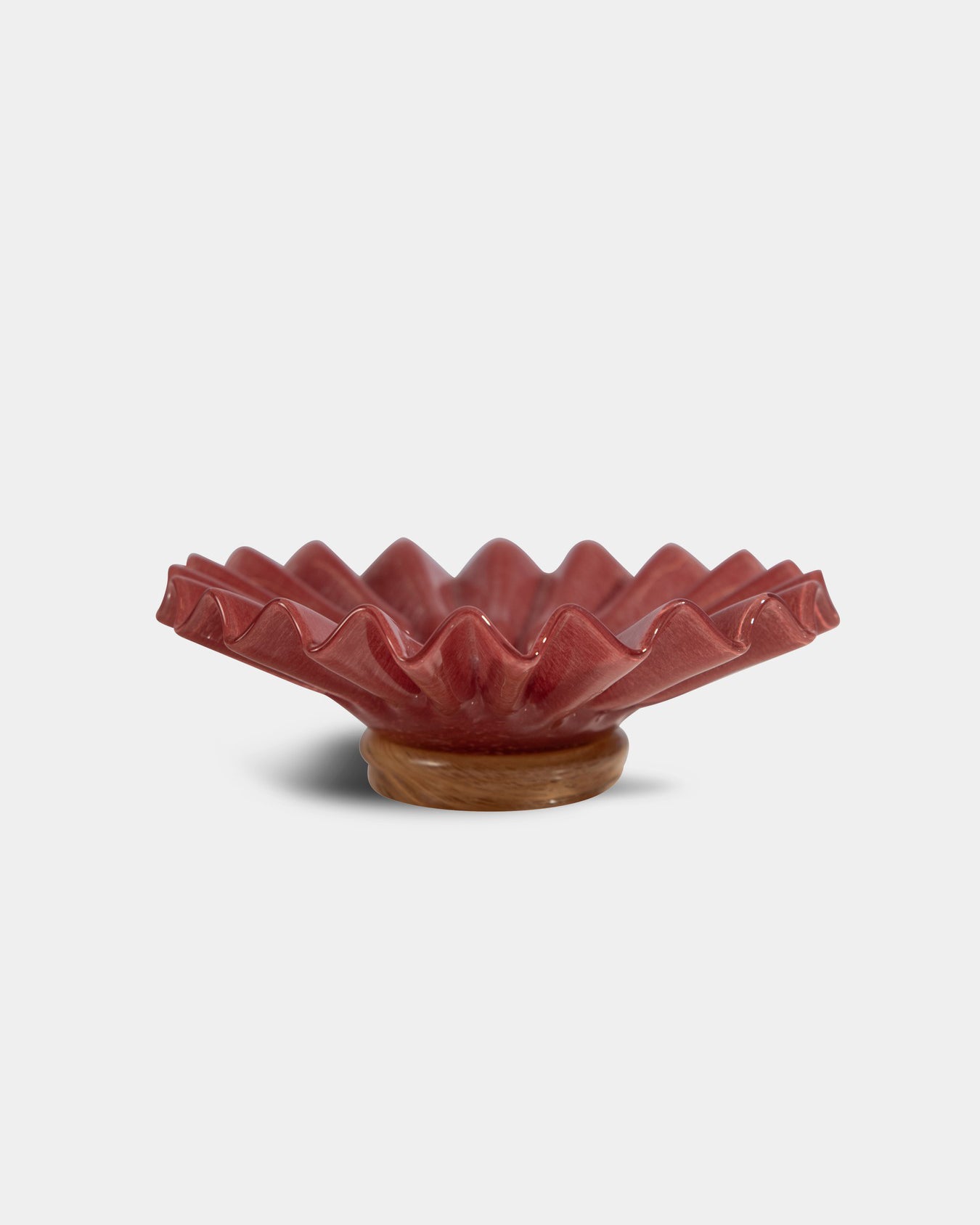 Skål Lori M - Bordeaux/Beige