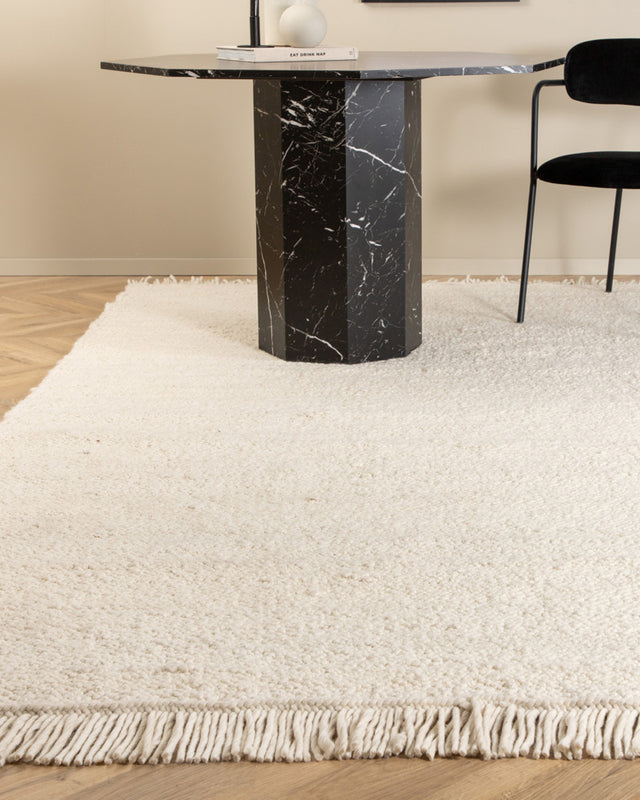 Gulvteppe Ull - 200x300 - Hvit