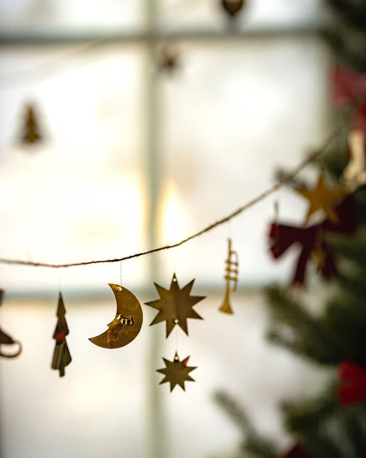 Girlander Messing Lang