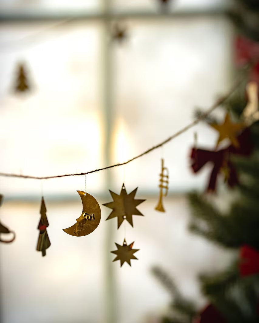 Girlander Messing Kort