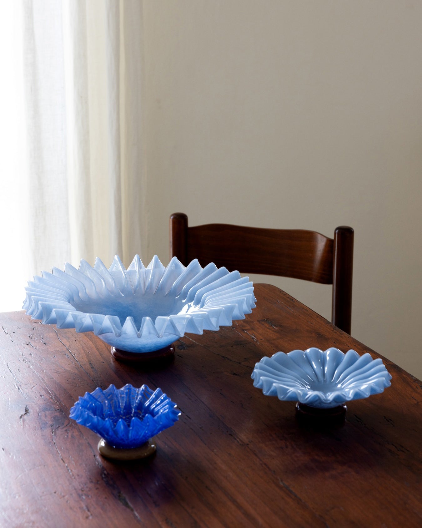 Skål Lori M - Lyseblå/Bordeaux