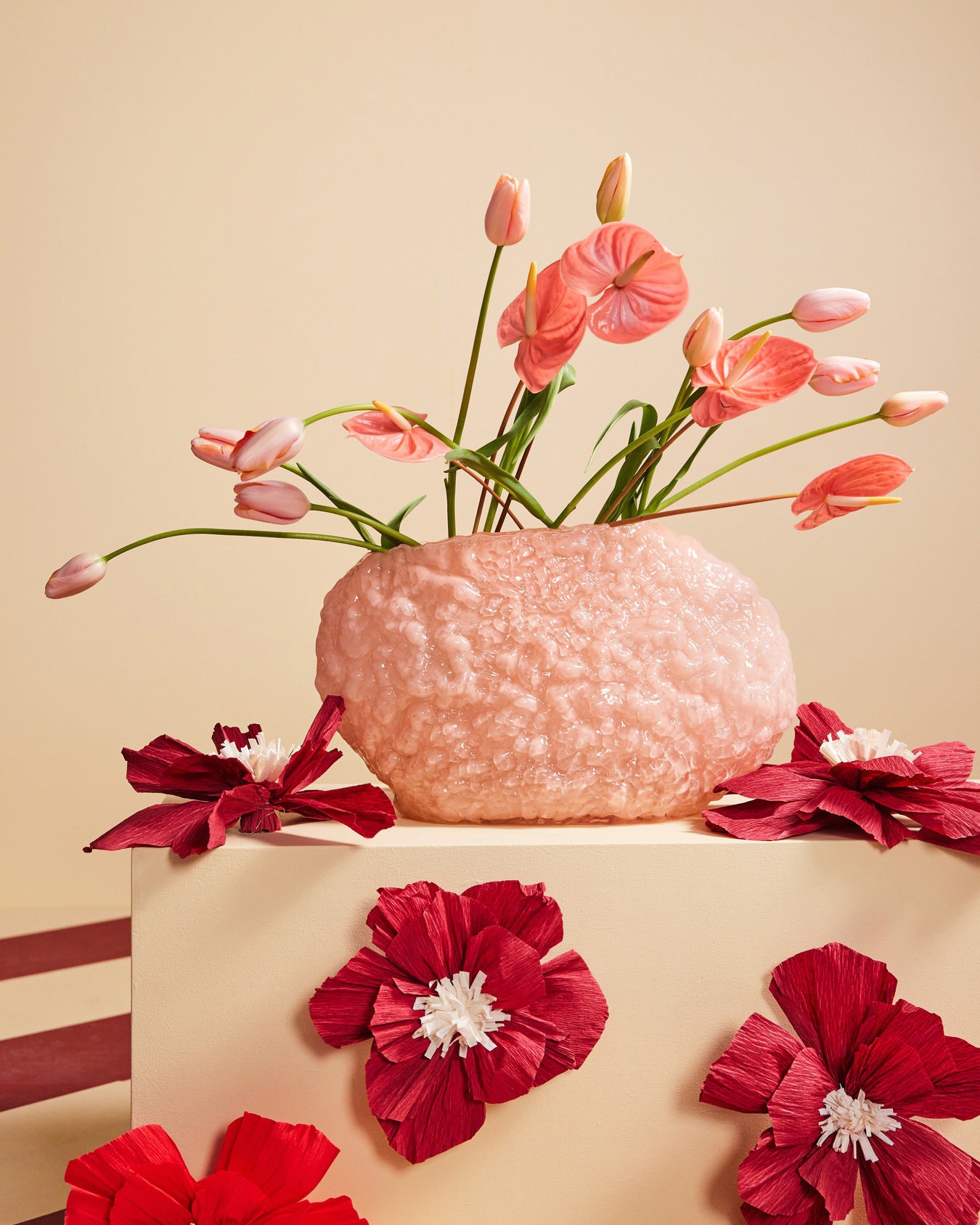 Vase Corallo L - Rosa