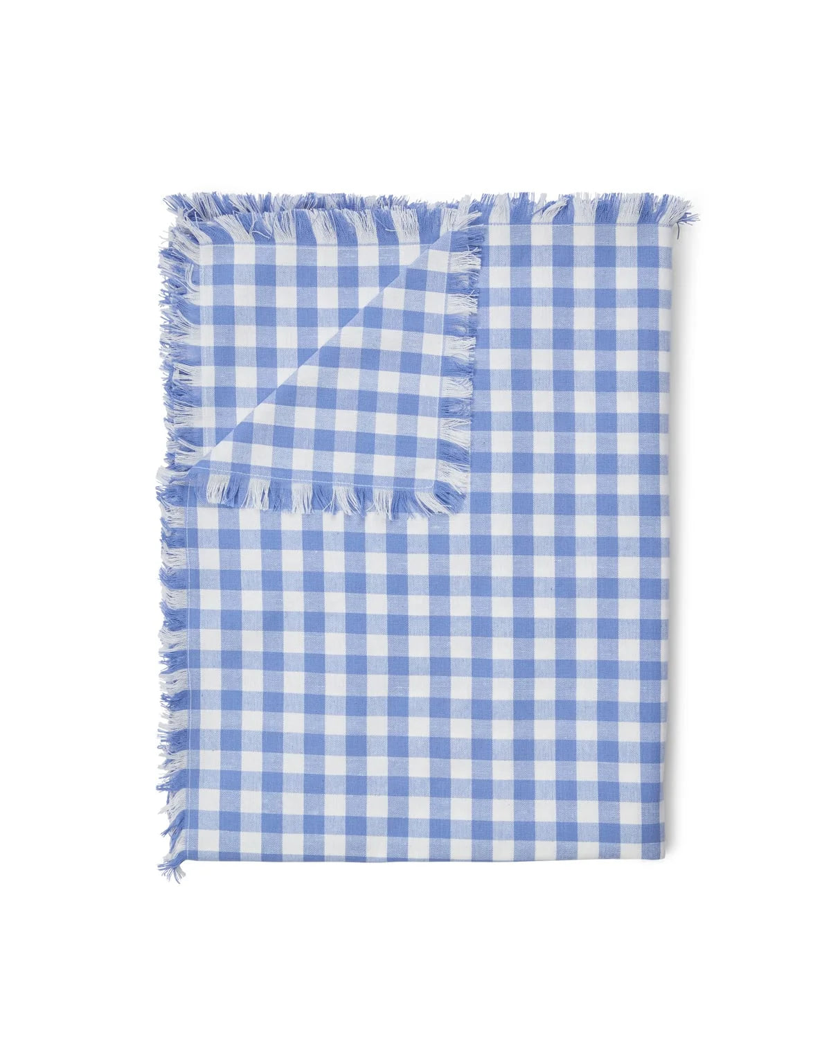 Bordduk Med Frynser - 140x300 Blå