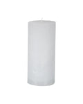 Kubbelys Ø7 x H15 cm - Hvit