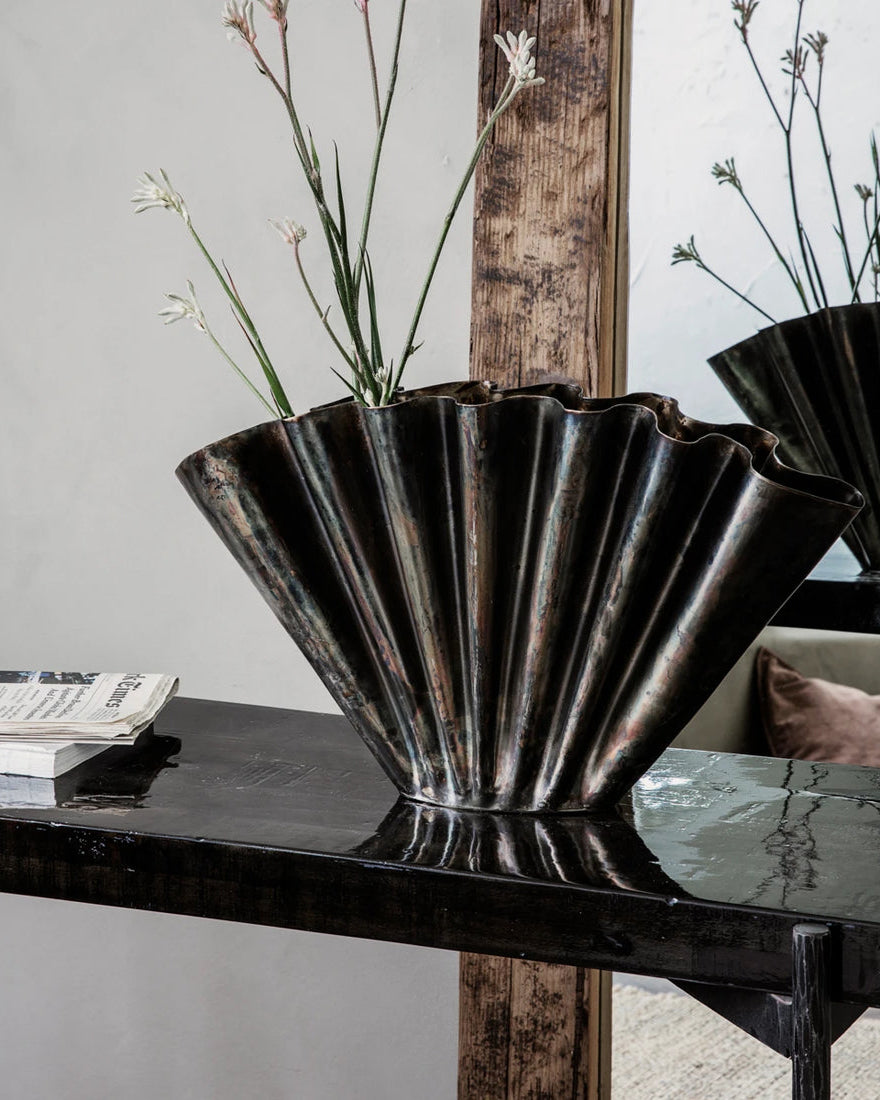 Vase Antikk Messing - Stor