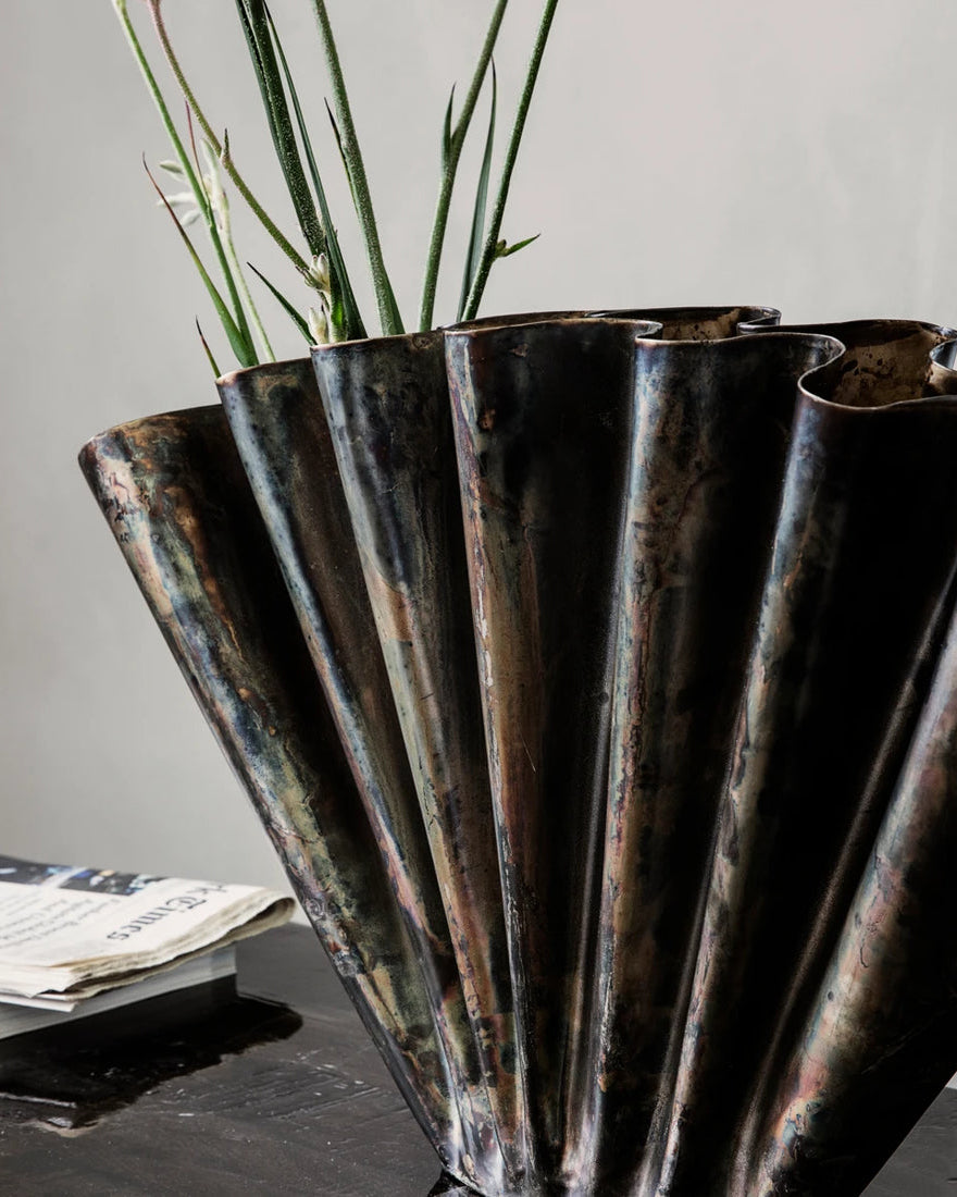 Vase Antikk Messing - Stor