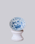 Skål Blue&White - Peony Conical
