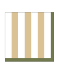 Sand-striped paper napkins x20