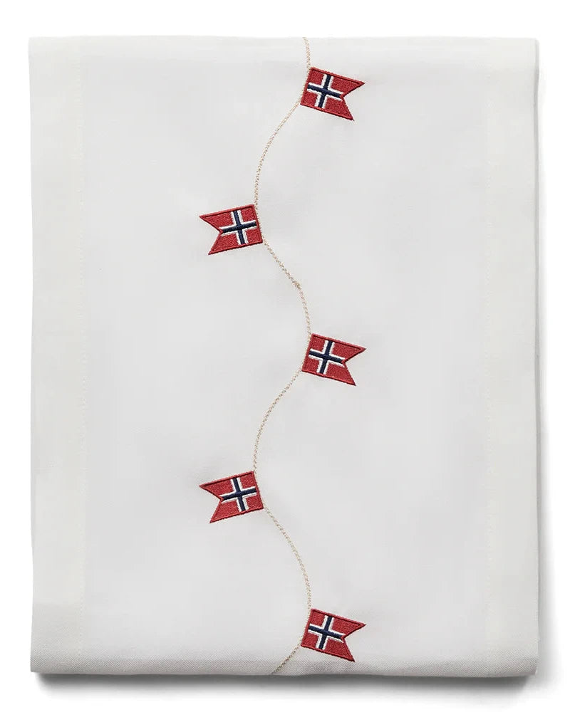 Bordløper - Norske Flagg - 30 x 300 cm
