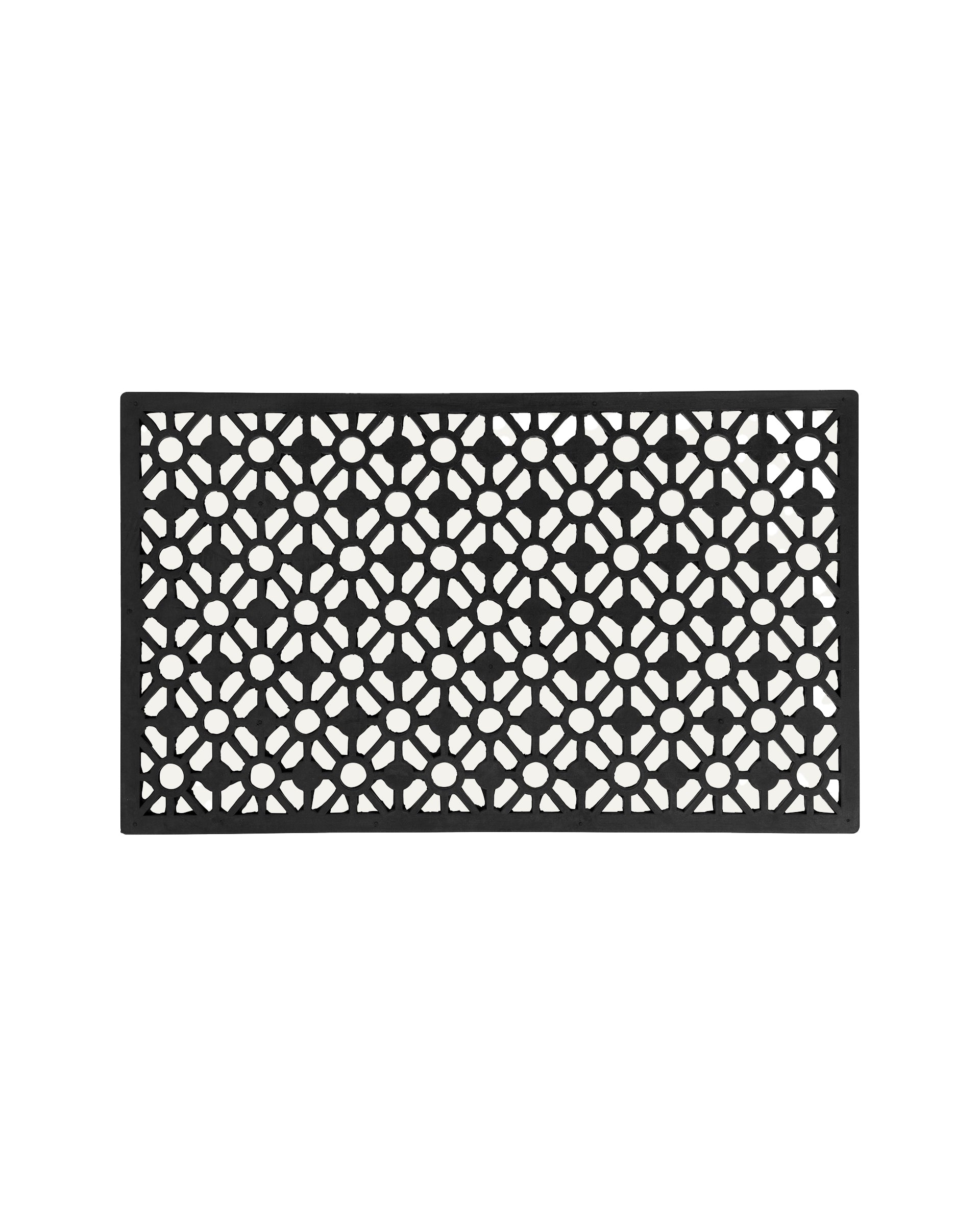 Dørmatte Black Circle 45x75 cm