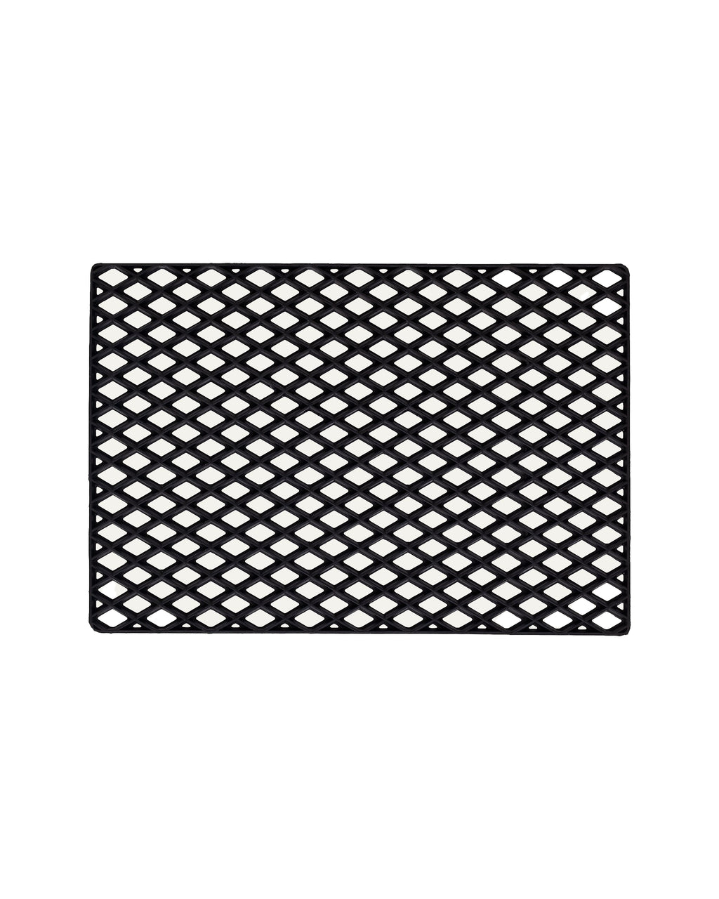Dørmatte Black Grid 60x90 cm