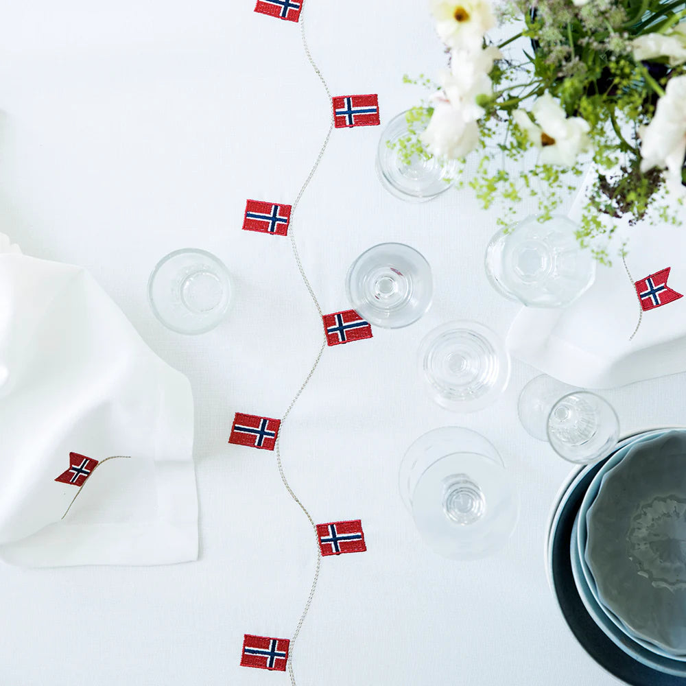 Serviett - Norsk Flagg
