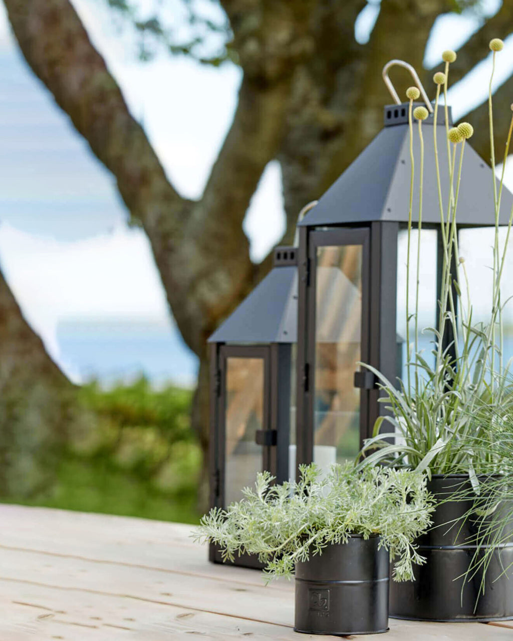 Lanterne Sort Maxi
