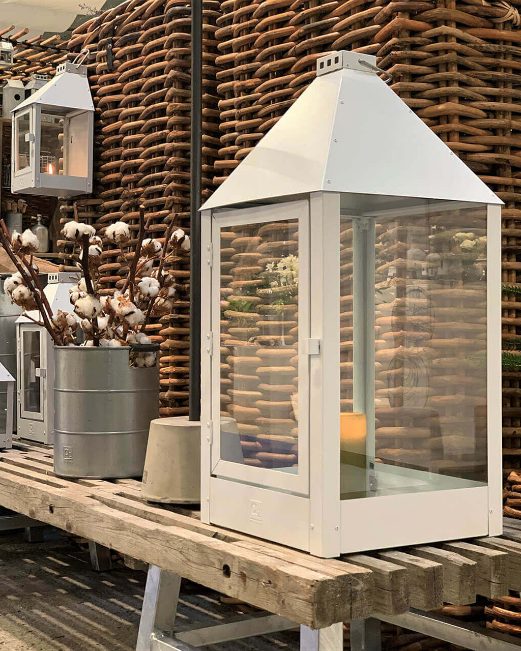 Lanterne Olivengrønn Mega