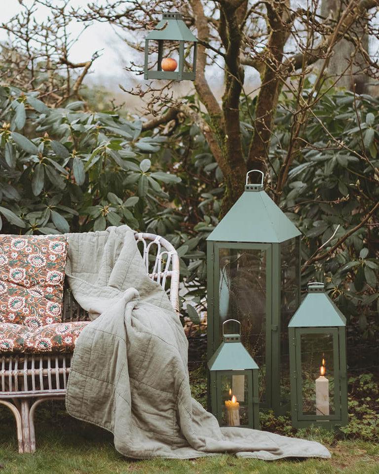 Lanterne Olivengrønn Maxi